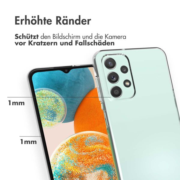 Accezz TPU Clear Cover für das Samsung Galaxy A23 (5G) - Transparent