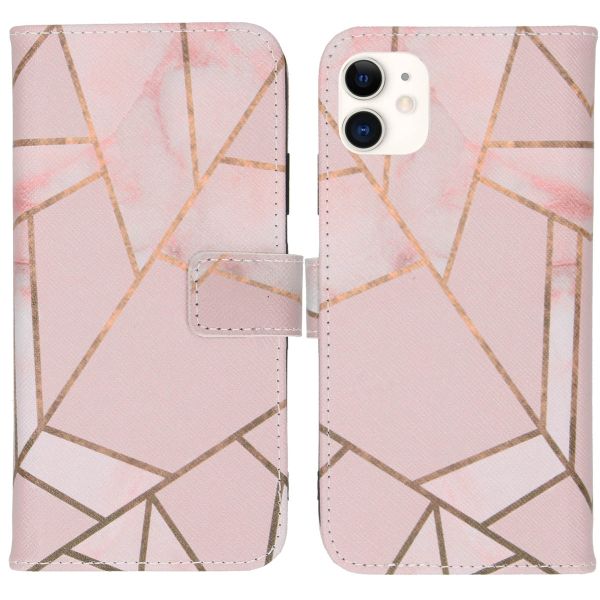 imoshion Design TPU Klapphülle für das iPhone 11 - Pink Graphic