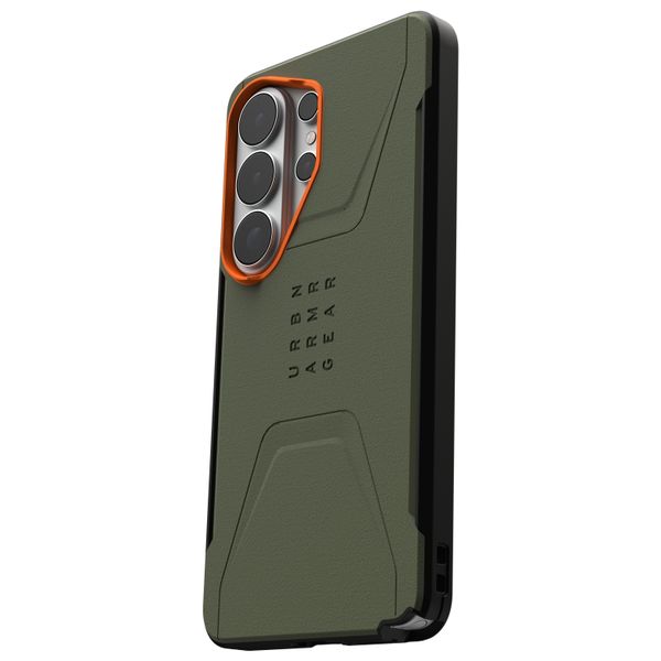 UAG Civilian Backcover MagSafe Samsung Galaxy S26 Ultra - Olive Drab / Orange