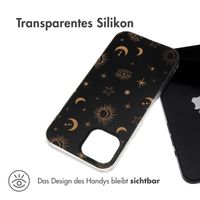 imoshion Design Hülle Apple iPhone 15 - Sky Black Transparent