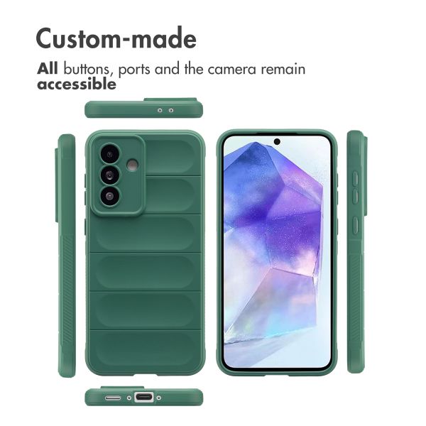 imoshion EasyGrip Backcover Samsung Galaxy A36 / A56 - Dunkelgrün