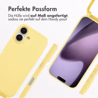 imoshion SilikonHülle mit Band Apple iPhone 17 - Gelb