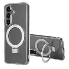Accezz Ring Stand Backcover mit MagSafe Samsung Galaxy S24 - Transparent