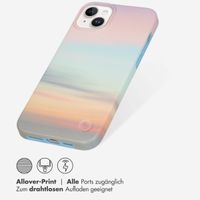 Selencia Aurora Fashion Back Case für das iPhone 14 Plus - ﻿Strapazierfähige Hülle - 100 % recycelt - Sky Sunset Multicolor