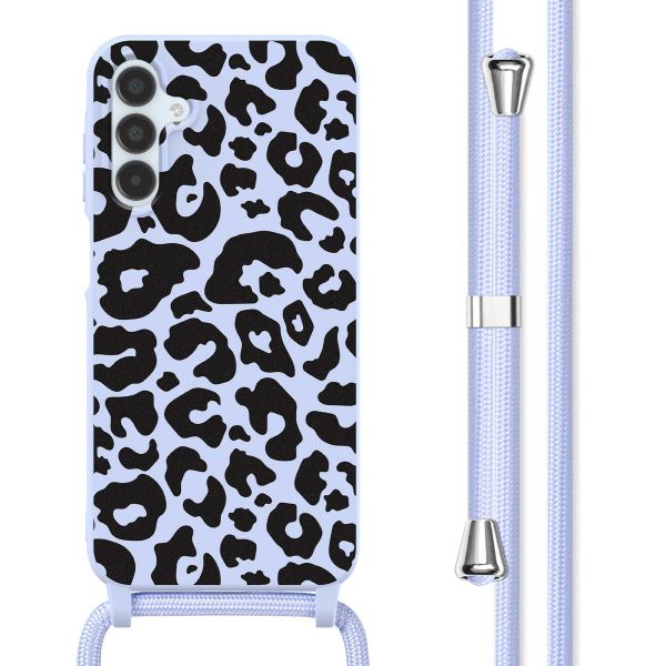 imoshion SilikonHülle design mit Band Samsung Galaxy A15 (5G/4G) - Animal Lila
