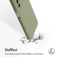 Accezz Liquid Silikoncase Samsung Galaxy A26 - Grün