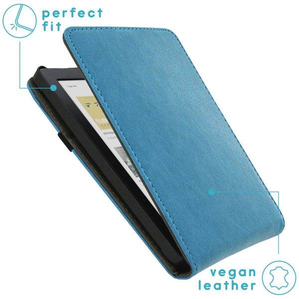 imoshion Stand Flipcase für das Kobo Clara Colour / Clara BW / Tolino Shine 5 / Shine Color - Hellblau