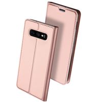 Dux Ducis Slim TPU Klapphülle Roségold für das Samsung Galaxy S10e