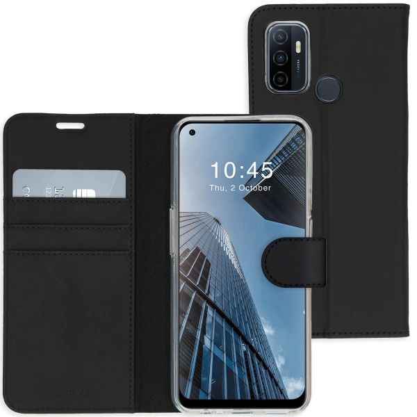 Accezz Wallet TPU Klapphülle für das Oppo A53 / A53s - Schwarz