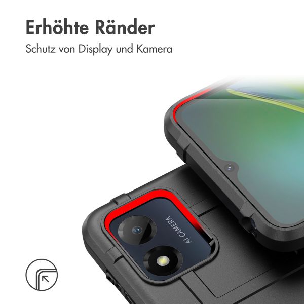 imoshion Rugged Shield Backcover für das Motorola Moto E13 - Schwarz