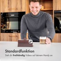 Accezz Wallet TPU Klapphülle Samsung Galaxy S23 Plus - Braun