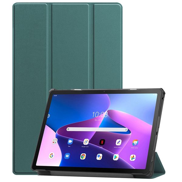 imoshion Trifold Klapphülle Lenovo Tab M10 Plus (3rd gen) - Dunkelgrün