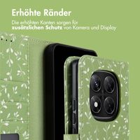 imoshion Design Klapphülle Xiaomi Redmi Note 14 Pro Plus (5G) - Green Flowers