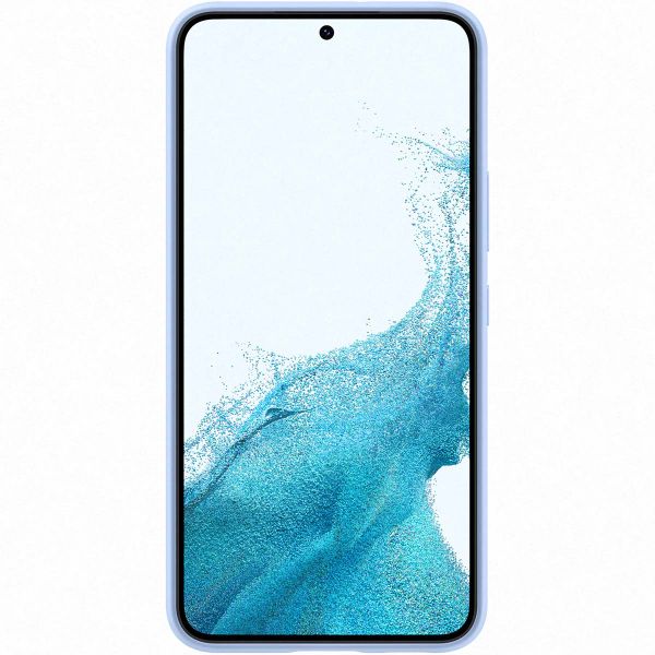 Samsung Original Silikon Cover für das Galaxy S22 - Sky Blue