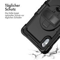Accezz Robustes Back Cover mit Schultergurt Lenovo Idea Tab - Schwarz