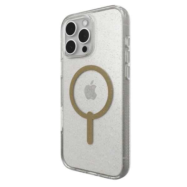 ZAGG Milan Snap Case mit MagSafe für das iPhone 16 Pro Max - Gold Glitter