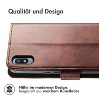 imoshion Luxuriöse Klapphülle Samsung Galaxy A10 - Dunkelbraun