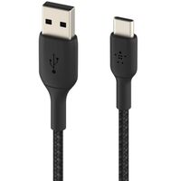 Belkin Boost↑Charge™ Braided USB-C-zu-USB-Kabel - 3 Meter - Schwarz