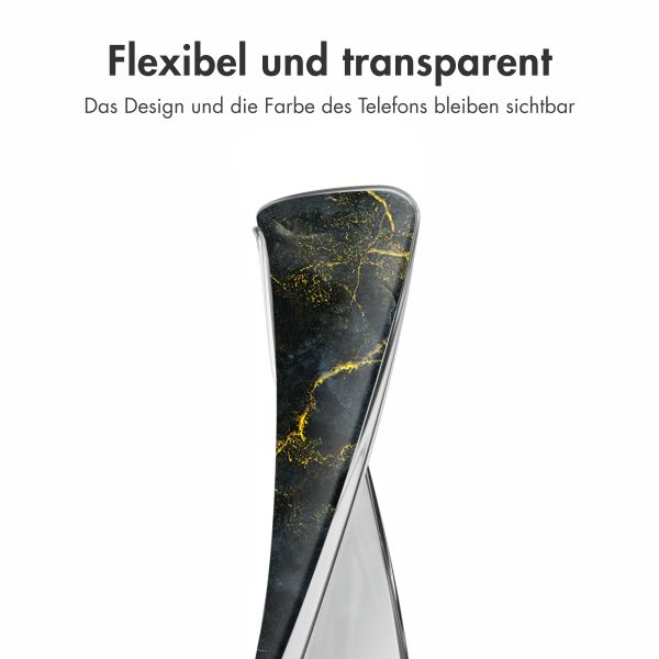 imoshion Design Hülle Samsung Galaxy S25 Edge - Black Marble