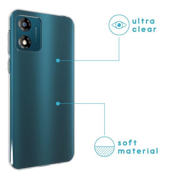 imoshion Gel Case für das Motorola Moto E13 - Transparent