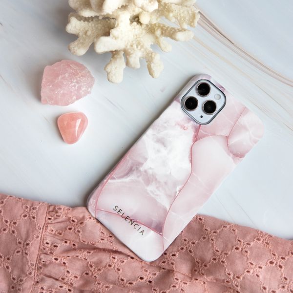 Selencia Maya Fashion Backcover für das Samsung Galaxy A71 - Quartz Rose