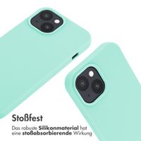 imoshion SilikonHülle mit Band Apple iPhone 15 - Mintgrün