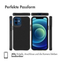 imoshion Rugged Hybrid Carbon Case Apple iPhone 12 Mini - Schwarz