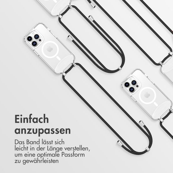 imoshion MagSafe Hülle mit abnehmbarem Band für das Apple iPhone 14 Pro - Transparent
