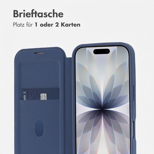 imoshion Transparente Bookcase mit MagSafe Apple iPhone 17 - Blau