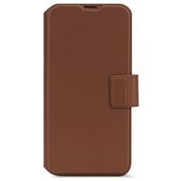 Decoded 2 in 1 Leather Klapphülle MagSafe für das iPhone 16 Pro - Tan