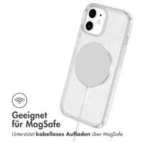 imoshion Sparkle Back Cover mit MagSafe für das Apple iPhone 12 (Pro) - Glitzer Transparent