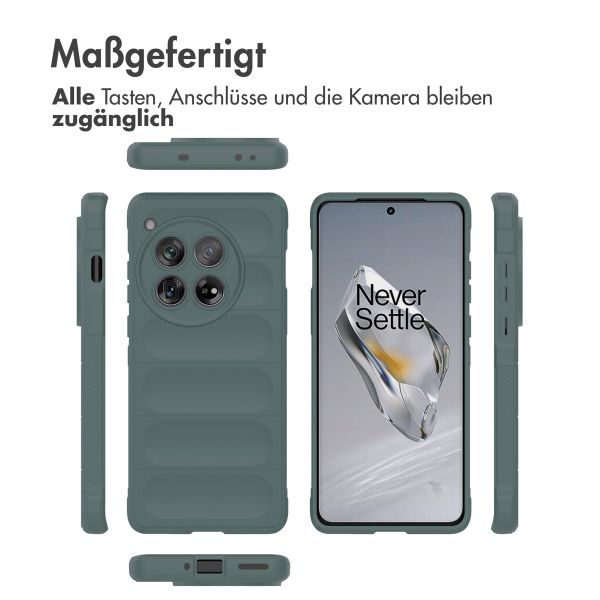 imoshion EasyGrip Back Cover für das OnePlus 12 - Dunkelgrün