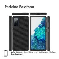 imoshion Rugged Hybrid Carbon Case Samsung Galaxy S20 - Schwarz