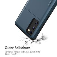 imoshion Backcover mit Kartenfach für das Samsung Galaxy S20 FE - Dunkelblau