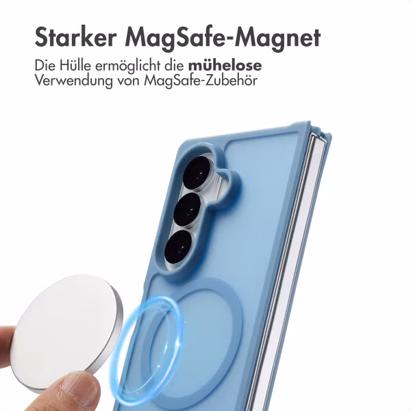 imoshion Color Guard Back Cover mit MagSafe Samsung Galaxy Fold 7 - Hellblau