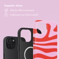Selencia Vivid Rückabdeckung mit MagSafe Apple iPhone 15 - Dream Swirl Pink