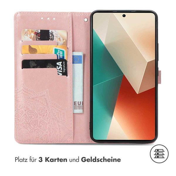 imoshion Mandala Klapphülle Xiaomi Redmi Note 13 Pro (5G) / Poco X6 - Rosé gold