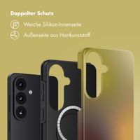 Selencia Vivid Rückabdeckung mit MagSafe Samsung Galaxy S26 - Gradient Olive Dust