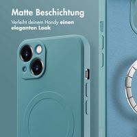 imoshion Color Back Cover mit MagSafe Apple iPhone 13 Mini - Smoke Green