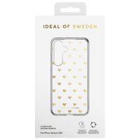 iDeal of Sweden Clear Case für das Samsung Galaxy S24 - Golden Hearts