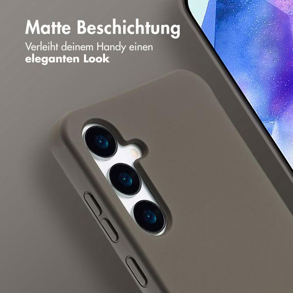 imoshion Color Backcover mit abtrennbarem Band MagSafe für das Samsung Galaxy A55 - Black Coffee