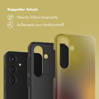 Selencia Vivid Back Cover Samsung Galaxy S25 - Gradient Olive Dust