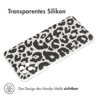 imoshion Design Hülle Samsung Galaxy A12 - Leopard Transparent