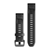 Garmin QuickFit® Silikonarmband -   Garmin 20 mm Anschluss - Schwarz