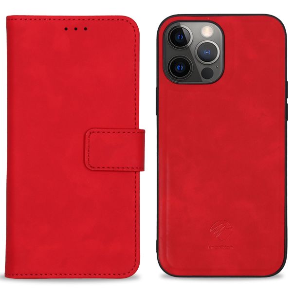 imoshion Abnehmbare luxuriöse Klapphülle 2-in-1 iPhone 13 Pro Max - Rot