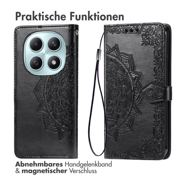 imoshion Mandala Klapphülle Xiaomi Redmi Note 15 (4G) - Schwarz