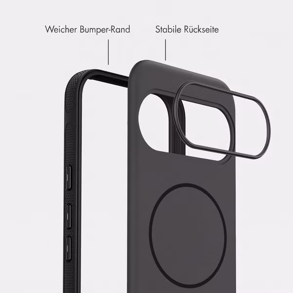 imoshion Color Backcover mit Thin MagSafe Ring Google Pixel 11 / 11 Pro / 10 / 10 Pro - Schwarz