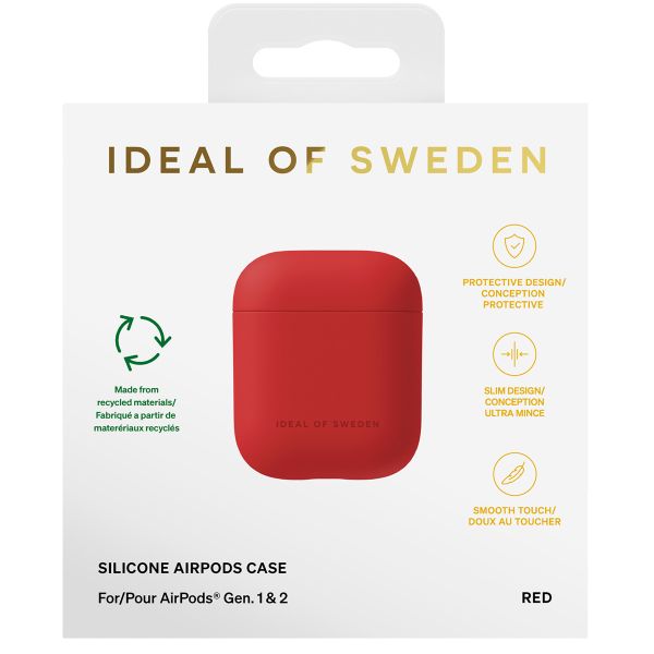 iDeal of Sweden Silicone Case für das Apple AirPods 1 / 2 - Red