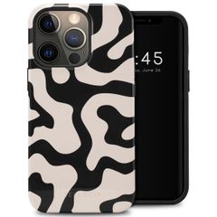 Selencia Vivid Back Cover Apple iPhone 13 Pro - Art Wave Black