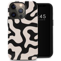 Selencia Vivid Tough Back Cover für das iPhone 13 Pro - Art Wave Black